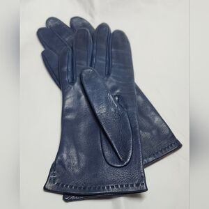Ladies Grandoe Gloves Size 6.5 Blue-grey